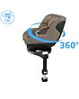 8053251110_F3_2026_maxicosi_carseat_babytoddlercarseat_pearl360pro_brown_authentictruffle_flexispinrotation_3qrt